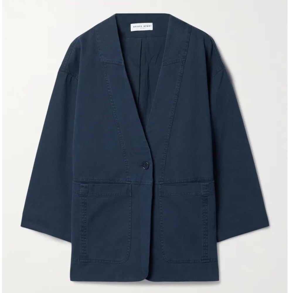 Apiece Apart Navy Juma Blazer